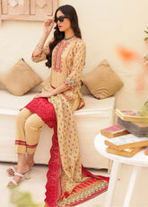 Dilkash By MTF Chikankari Embroidered Lawn Unstitched 3 Piece Suit - MTF24DL 02